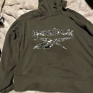 Army Green colored Reebok hoodie